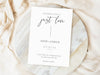 Personalised Minimalist Wedding Invitations with Envelopes
