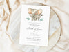 Personalised Baptism/Christening Invitations with Envelopes