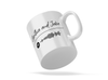 Personalised couple image song album mug