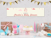Personalised Baby Shower Banner