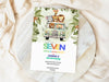 Personalised Animal Jungle Safari Kids Birthday Party Invitations with Envelopes