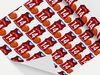 Personalised Birthday basketball themed Gift Wrap/Wrapping Paper