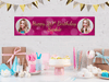 Personalised Birthday Dual Photo Banner