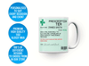 Personalised prescription mug