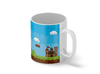 Personalised 'game before coffee' mug