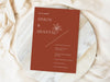 Personalised Minimalist Wedding Invitations with Envelopes
