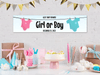 Personalised Gender Reveal Banner
