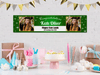 Personalised Graduation Dual Photo Banner