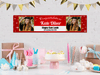 Personalised Graduation Dual Photo Banner