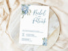Personalised Floral Wedding Invitations with Envelopes