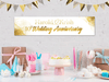 Personalised Anniversary Banner