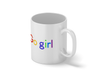 Personalised Go Girl Definition Initial Name Mug