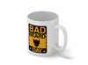 Personalised 'Bad Beard Day' mug