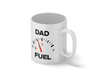 Personalised 'dad fuel' mug
