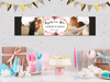 Personalised Wedding Dual Photo Banner