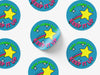 Personalised Round Teacher Sticker Labels, student sticker, school sticker