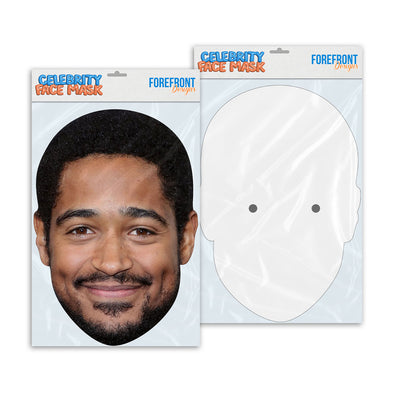 Personalised funny Celebrity face mask Alfred Enoch ready to wear,  fun party gifts unique for fans, novelty face masks