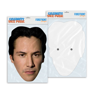 Personalised funny Celebrity face mask Keanu Reeves ready to wear,  fun party gifts unique for fans, novelty face masks