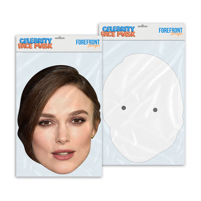 Personalised funny Celebrity face mask Keira Knightley ready to wear,  fun party gifts unique for fans, novelty face masks