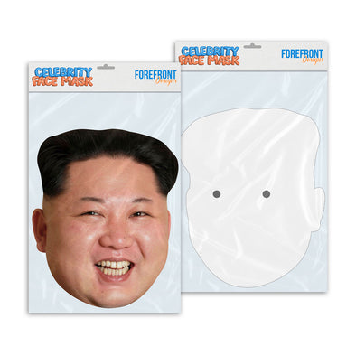 Personalised funny Celebrity face mask Kim Jong Un ready to wear,  fun party gifts unique for fans, novelty face masks