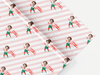 Personalised Christmas funny face photo elf Gift Wrap/Wrapping Paper