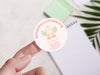 Personalised Round Baptism Sticker Labels, Christening sticker, custom sticker