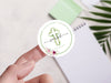 Personalised Round Baptism Sticker Labels, Christening sticker, custom sticker