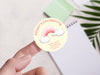 Personalised Round Baptism Sticker Labels, Christening sticker, custom sticker
