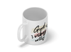 Personalised 'good vibes only'mug