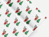 Personalised Christmas funny face photo Gift Wrap/Wrapping Paper