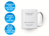 Personalised Star map, Galaxy Night Sky Keepsake Gift mug