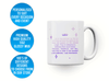 Personalised Zodiac star sign Leo mug, custom mug, birthday gift
