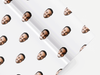 Personalised Birthday Face photo Gift Wrap/Wrapping Paper