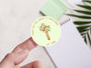 Personalised Round Baptism Sticker Labels, Christening sticker, custom sticker
