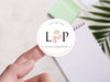Personalised Round Wedding Sticker Labels, Party bag, logo stickers