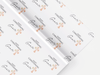 Personalised Christening Gift Wrap/Wrapping Paper