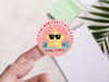Personalised Round Teacher Sticker Labels, student sticker, school sticker