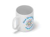 Personalised 'think like a proton' mug