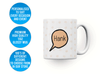 Personalised pet dog animal lover mug