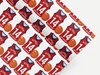 Personalised Birthday basketball themed Gift Wrap/Wrapping Paper