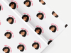 Personalised Birthday Face photo Gift Wrap/Wrapping Paper