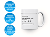 Personalised couple image song album mug