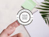 Personalised Round Sticker Custom Photo Labels, Party bag, birthday, wedding, baptism, custom logo