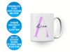 Personalised Mom Initial Name mug