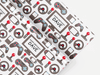 Personalised Kids Birthday game themed Gift Wrap/Wrapping Paper