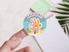Personalised Round Teacher Sticker Labels, student sticker, school sticker