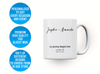 Personalised Star map, Galaxy Night Sky Keepsake Gift mug