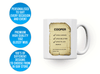 Personalised pet dog wanted mug