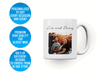 Personalised couple image song album mug