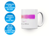Personalised couple song soundwave mug